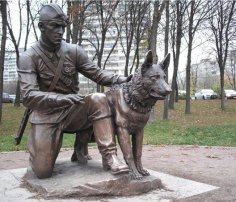 Чи можуть воювати тварини? Собаки.