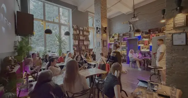 Незрячий ветеран Влад «Самурай» провів у Києві лекцію про інклюзію для повної зали 14