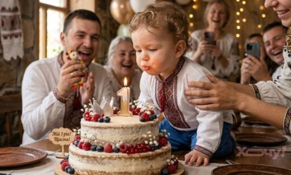 МНУ 7 Як відзначити перший День народження дитини: ідеї та поради